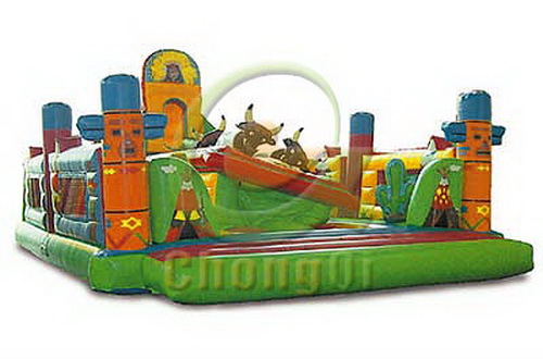 Cattle inflatable amusement park